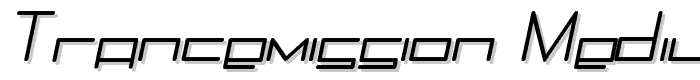 Trancemission MediumItalic font